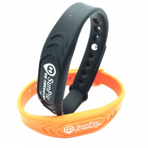 Pulseira de silicone NFC modelo ST-G17 NTAG213, Mifare 1k