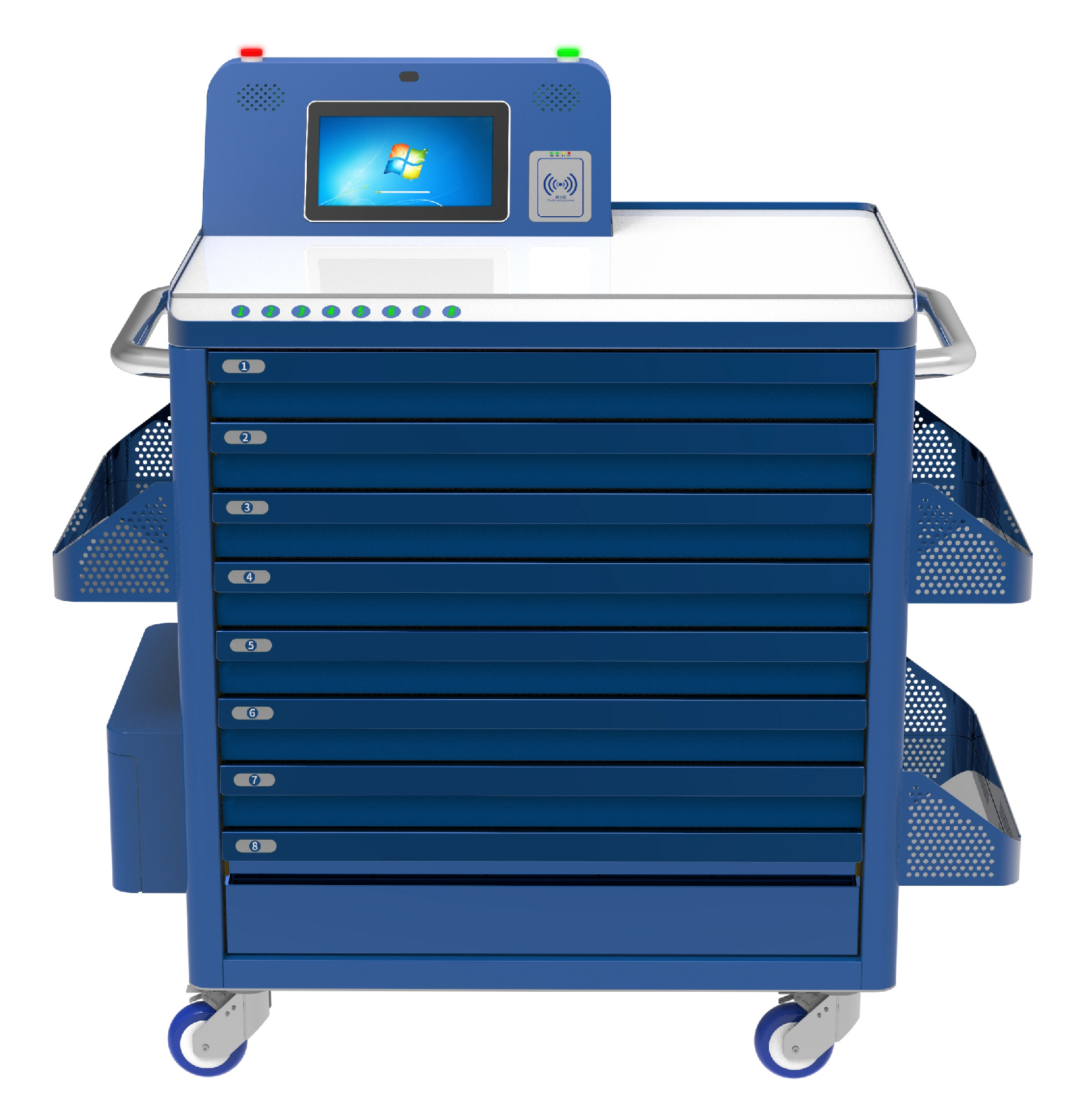 Carrinho de ferramentas inteligente RFID ST-GTC7