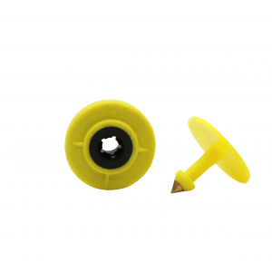 Brinco FDX-B de 134,2 kHz com diâmetro de 30 mm para rastreamento de gado e porcos